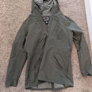 Green Hooded Jacket